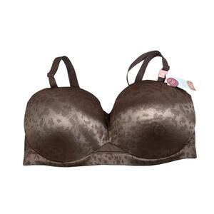 NWT Cacique Brown Leopard Print Bra